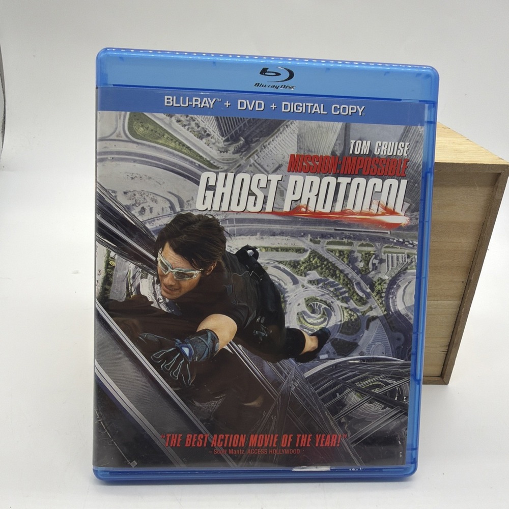 Mission Impossible Ghost Protocol Blu-ray Tom Cruise Action Movie 097361467146